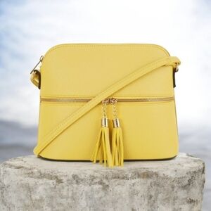 Crossbody Bag Shoulder Bag with Tassel